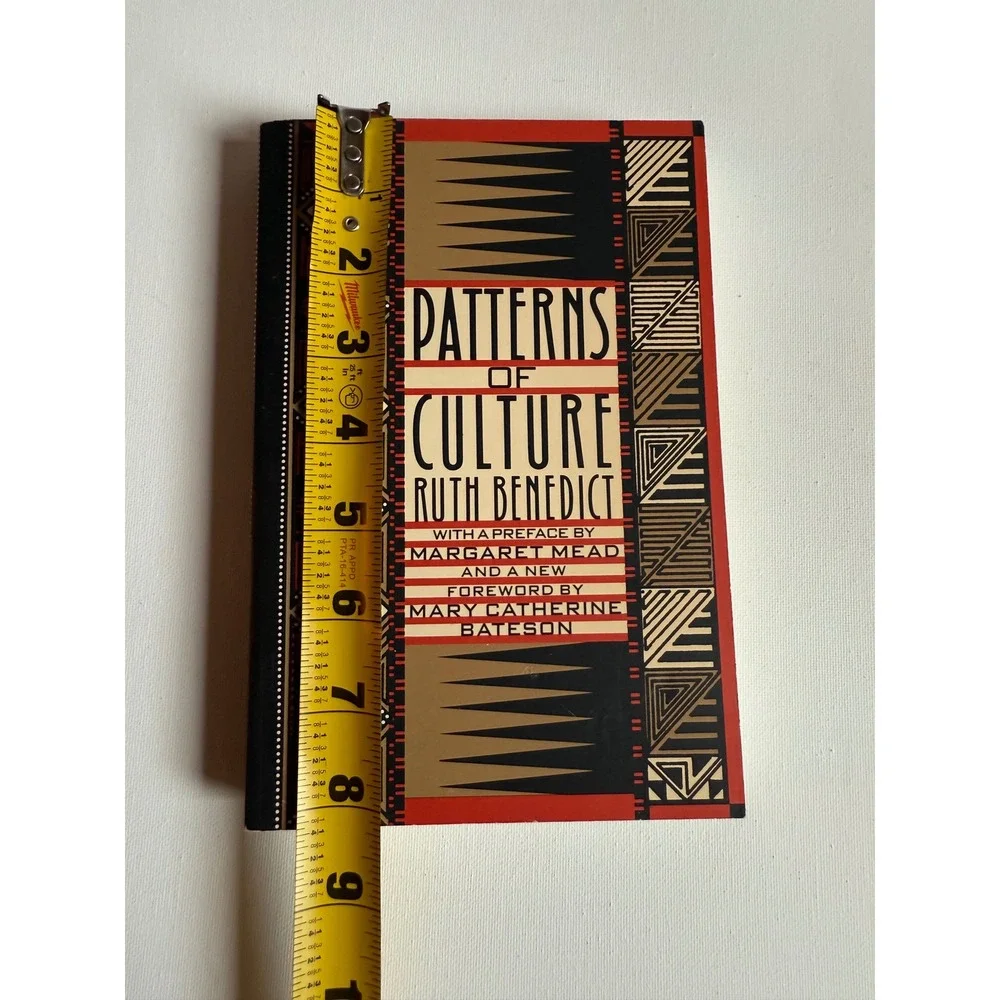 Patterns of Culture Ruth Benedict Anthropology Book Margaret Mead Foreword 1989